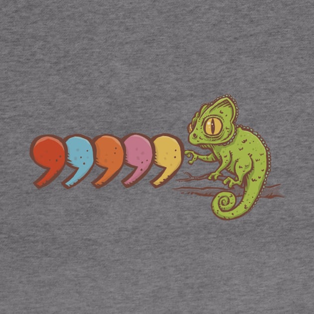 Comma Chameleon by kg07_shirts